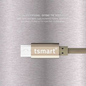 Tsmart Özel Seri Örgülü Android Şarj Kablosu