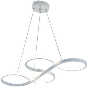 TT Aydınlatma TT025-BY Yılan Modeli Mat Beyaz Led Avize