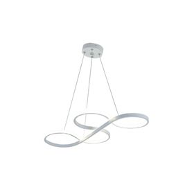 TT Aydınlatma TT025-BY Yılan Modeli Mat Beyaz Led Avize