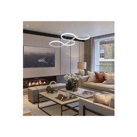 TT Aydınlatma TT025-BY Yılan Modeli Mat Beyaz Led Avize