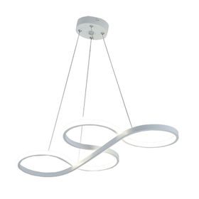 TT Aydınlatma TT025-BY Yılan Modeli Mat Beyaz Led Avize