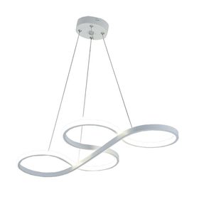 TT Aydınlatma TT025-BY Yılan Modeli Mat Beyaz Led Avize