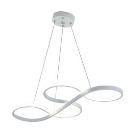 TT Aydınlatma TT025-BY Yılan Modeli Mat Beyaz Led Avize