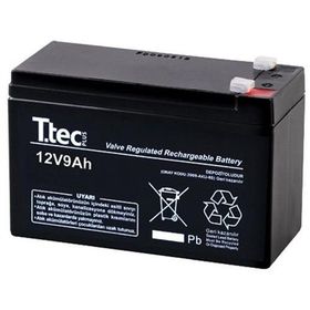 Ttec 12Volt 9Amper Bakımsız Kuru Akü