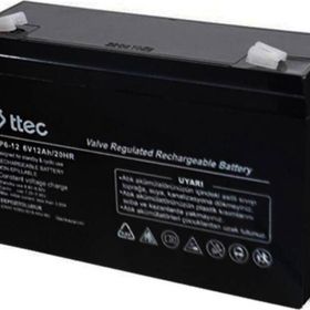 Ttec 2019 6 V 12 Ah Bakımsız Kuru Akü