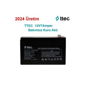 Ttec 2024 12 V 7 Ah Kuru Base Akü