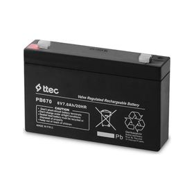 Ttec 2024 6 V 7 Ah Bakımsız Kuru Akü
