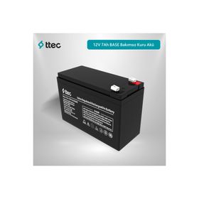 Ttec 2025 12 V 7 Ah Base Bakımsız Kuru Akü