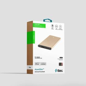 Ttec 2BB139A AlumiSlim 5.000 mAh Altın Taşınabilir Şarj Aleti