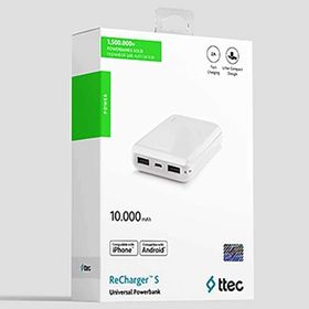 Ttec 2BB174B Beyaz 10000 mAh Powerbank