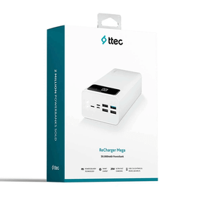 Ttec 2BB191B Recharger Mega Pd 50.000 Mah 20 W Tasinabilir Hizli Sarj Aleti