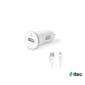 Ttec 2CKC01B Compact Beyaz Micro Araç Şarj Cihazı