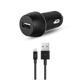 Ttec 2CKS20LS Siyah Smart Charger 2.1 A Araç Şarj Aleti+Lightning Kablo