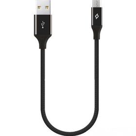 Ttec 2DK25S Siyah 30 cm Alumi Cable Micro USB Şarj ve Data Kablosu