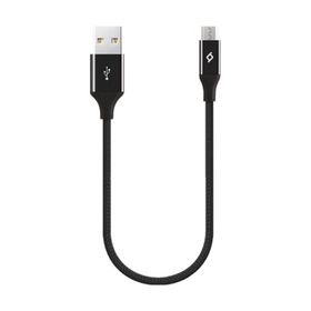 Ttec 2DK25S Siyah 30 cm Alumi Cable Micro USB Şarj ve Data Kablosu