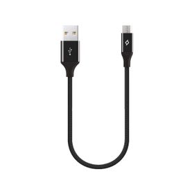 Ttec 2DK25S Siyah 30 cm Alumi Cable Micro USB Şarj ve Data Kablosu