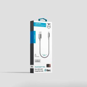 Ttec 2DK25UG Uzay Grisi Alumicable Mini 30 cm Micro USB Şarj Kablosu