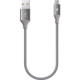 Ttec 2DK25UG Uzay Grisi Alumicable Mini 30 cm Micro USB Şarj Kablosu