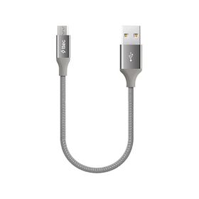 Ttec 2DK25UG Uzay Grisi Alumicable Mini 30 cm Micro USB Şarj Kablosu