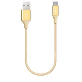 Ttec 2DK26A Altın 30 cm Alumi Cable Type-C Şarj ve Data Kablosu