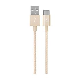 Ttec 2DK26A Altın 30 cm Alumi Cable Type-C Şarj ve Data Kablosu