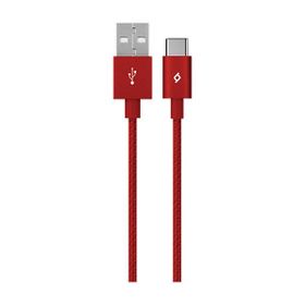 Ttec 2DK26K Kırmızı 30 cm Alumi Cable Type-C Şarj ve Data Kablosu