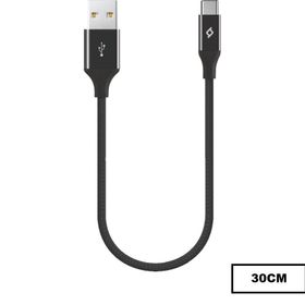 Ttec 2DK26S Siyah 30 cm Alumi Cable Type-C Şarj ve Data Kablosu