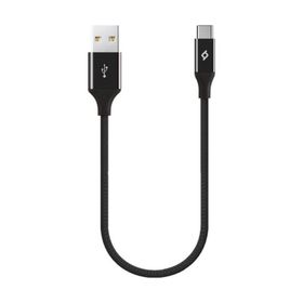 Ttec 2DK26S Siyah 30 cm Alumi Cable Type-C Şarj ve Data Kablosu