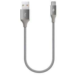 Ttec 2DK26UG Alumi Cable Mini 30 cm Uzay Grisi Type-C Şarj Ve Data Kablosu