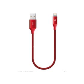 Ttec 2DK28K Kırmızı Alumi Cable Mini 30 cm Şarj ve Data Kablosu