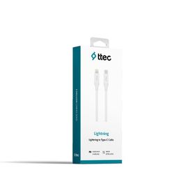 Ttec 2DK40B Beyaz Type-C Lightning Hızlı Şarj Kablosu