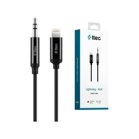 Ttec 2DK42S 100 cm 1 mt Siyah Aux to Lightning iPhone Ses Kablosu