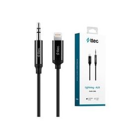 Ttec 2DK42S 100 cm 1 mt Siyah Aux to Lightning iPhone Ses Kablosu