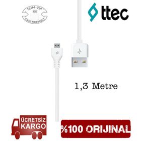 Ttec 2DK7510B Beyaz Data Kablosu