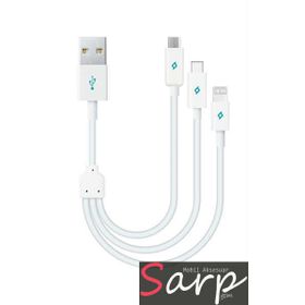 Ttec 2DK7512B Apple Mini Cable 30 cm Beyaz Şarj Kablosu