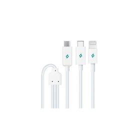 Ttec 2DK7521 Trio Type-C Beyaz Micro USB Şarj Kablosu