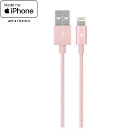 Ttec 2DKM02RA AlumiCable Roze Altın Şarj Kablosu