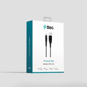 Ttec 2DKX01LS Siyah ExtremeCable Ekstra Dayanıklı 150 cm Şarj Kablosu