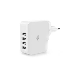 Ttec 2SC02B Beyaz Quattro 4 USB Seyahat Şarj Cihazı