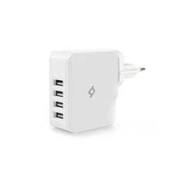 Ttec 2SC02B Beyaz Quattro 4 USB Seyahat Şarj Cihazı