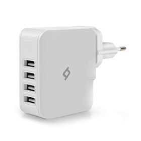 Ttec 2SC02B Beyaz Quattro 4 USB Seyahat Şarj Cihazı