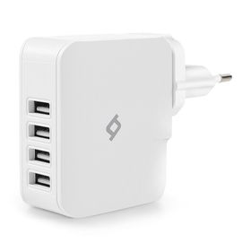 Ttec 2SC02B Beyaz Quattro 4USB Seyahat Şarj Aleti