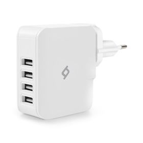 Ttec 2SC02B Beyaz Quattro 4USB Seyahat Şarj Aleti