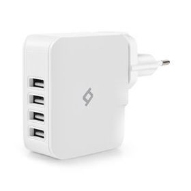 Ttec 2SC02B Beyaz Quattro 4USB Seyahat Şarj Aleti