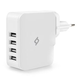 Ttec 2SC02B Beyaz Quattro 4USB Seyahat Şarj Aleti