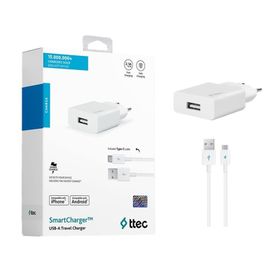 Ttec 2SCS20CB 2A+Type-C Kablo Smart Charger