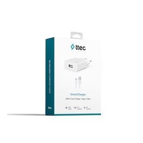 Ttec 2SCS20CB 2A+Type-C Kablo Smart Charger