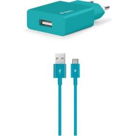 Ttec 2SCS20CTZ Turkuaz SmartCharger 2.1A+Type-C Kablo Seyahat Şarj Cihazı