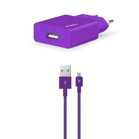 Ttec 2SCS20MMR Smart Charger 2.1A Seyahat Şarj Cihazı ve Mor Micro USB Kablo
