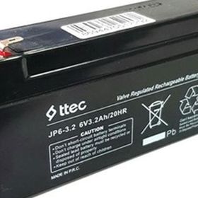 Ttec 6 V 3,2 Ah Siyah Bakımsız Kuru Akü